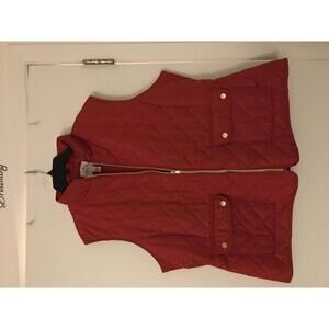 St. John's Bay Quilted Red Women's Vest XXL